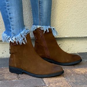 Cognac Waterproof Distressed Cold Winter Boots